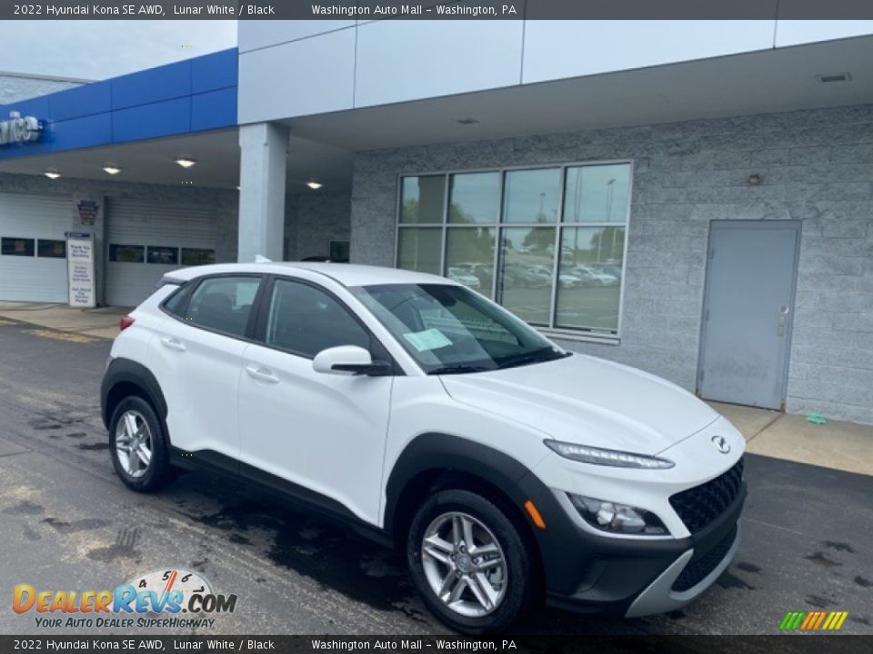 2022 Hyundai Kona SE AWD Lunar White / Black Photo #1