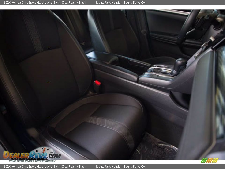 2020 Honda Civic Sport Hatchback Sonic Gray Pearl / Black Photo #24