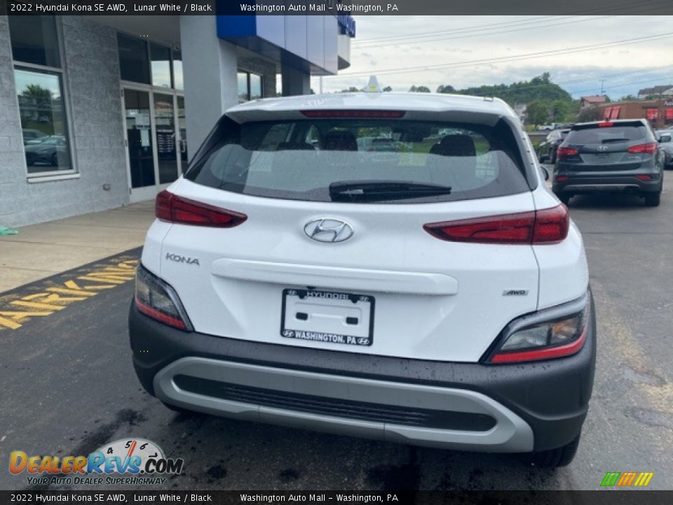 2022 Hyundai Kona SE AWD Lunar White / Black Photo #3