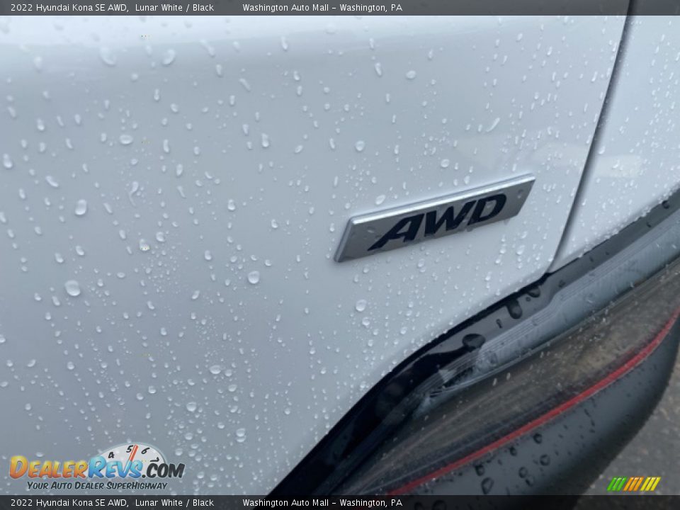 2022 Hyundai Kona SE AWD Lunar White / Black Photo #4