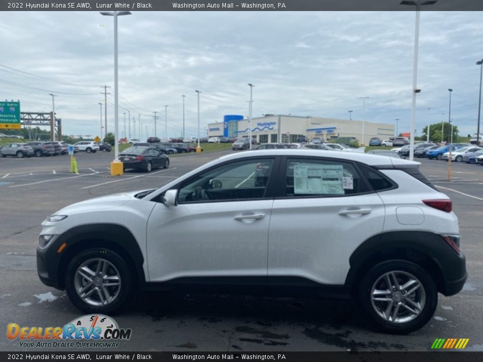 2022 Hyundai Kona SE AWD Lunar White / Black Photo #5