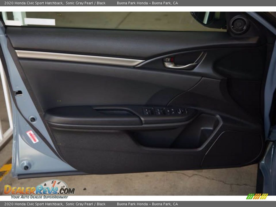 2020 Honda Civic Sport Hatchback Sonic Gray Pearl / Black Photo #28
