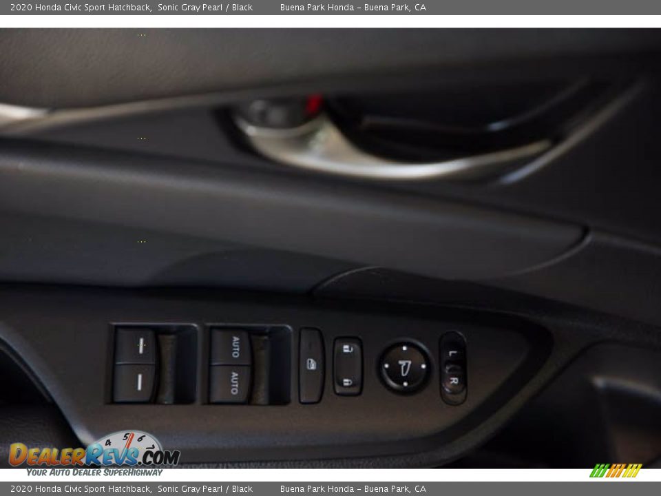 2020 Honda Civic Sport Hatchback Sonic Gray Pearl / Black Photo #29