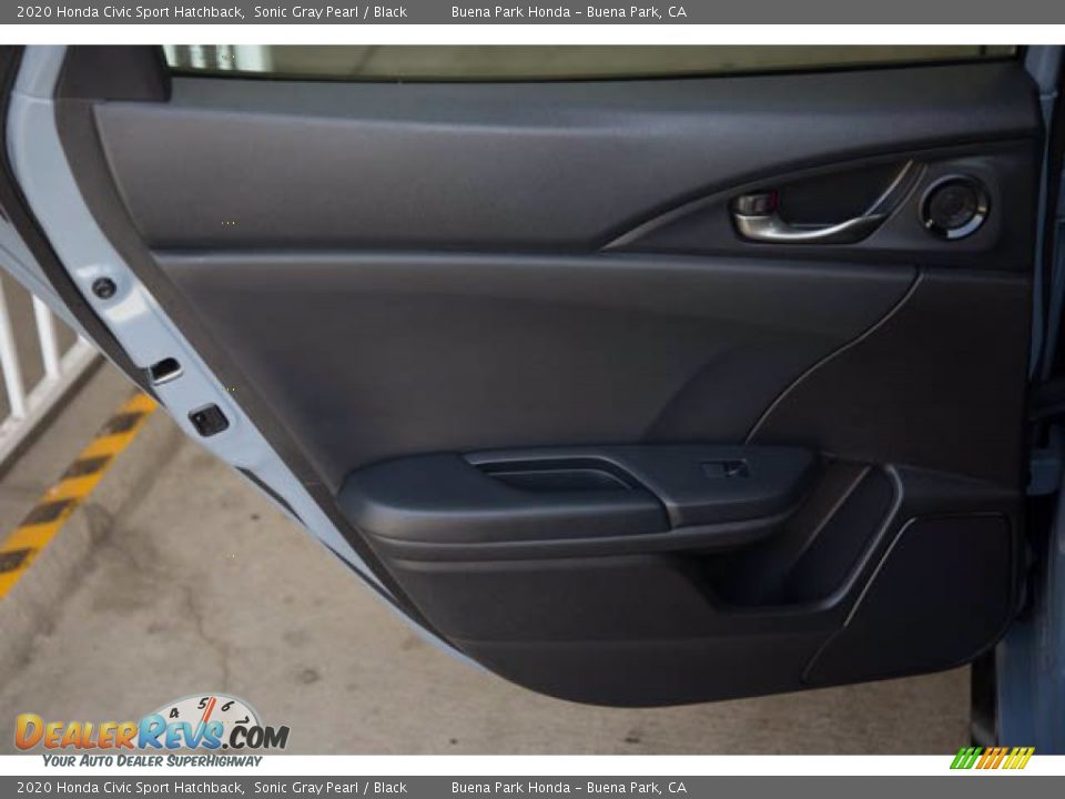 2020 Honda Civic Sport Hatchback Sonic Gray Pearl / Black Photo #30