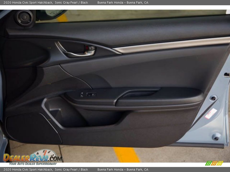 2020 Honda Civic Sport Hatchback Sonic Gray Pearl / Black Photo #32