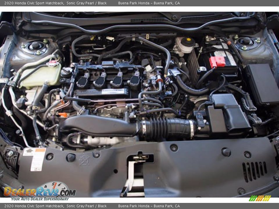 2020 Honda Civic Sport Hatchback Sonic Gray Pearl / Black Photo #33