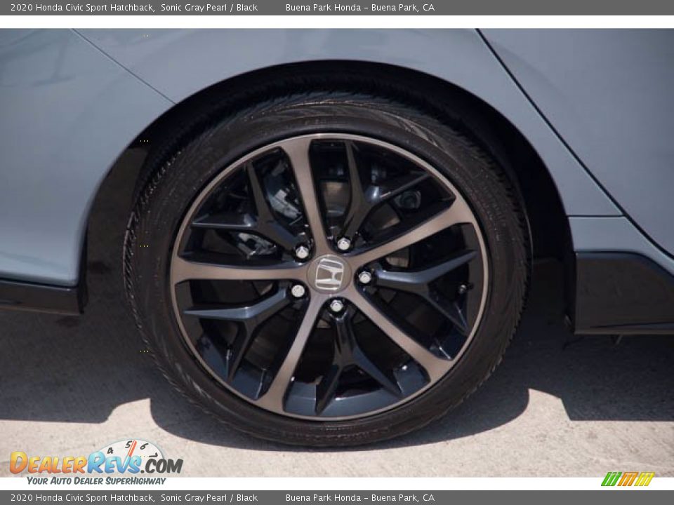 2020 Honda Civic Sport Hatchback Sonic Gray Pearl / Black Photo #34