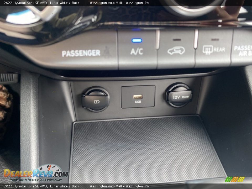 2022 Hyundai Kona SE AWD Lunar White / Black Photo #16