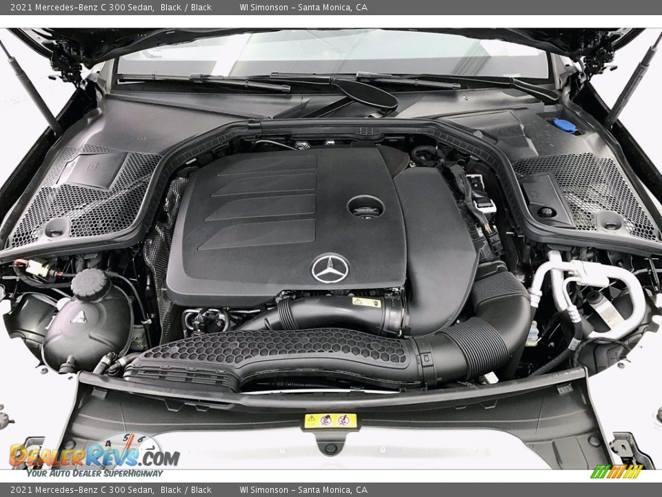 2021 Mercedes-Benz C 300 Sedan Black / Black Photo #8