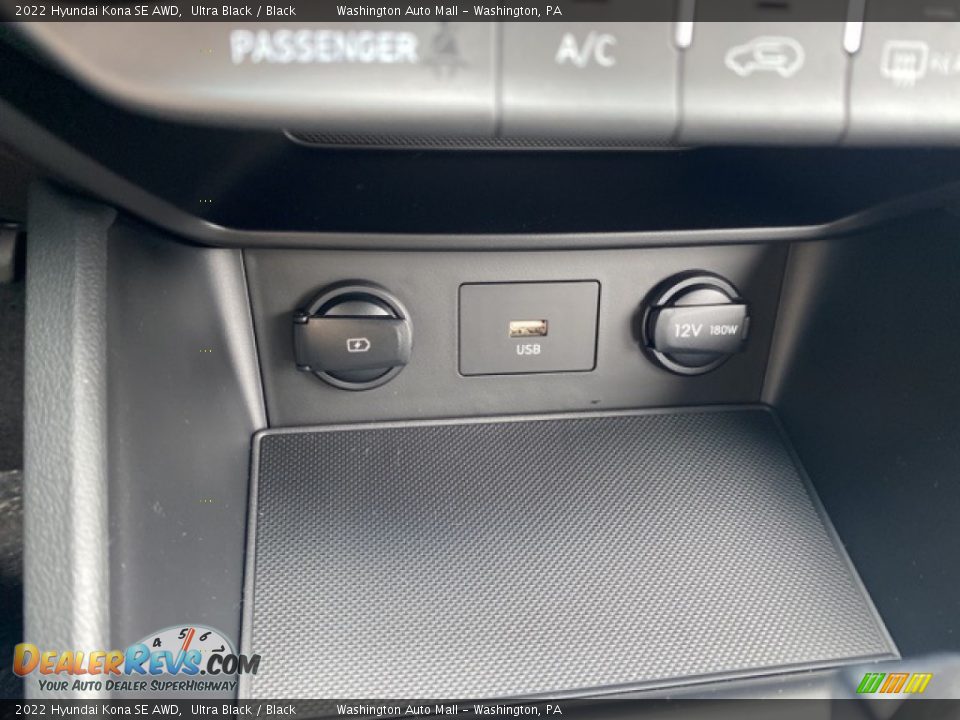 2022 Hyundai Kona SE AWD Ultra Black / Black Photo #17