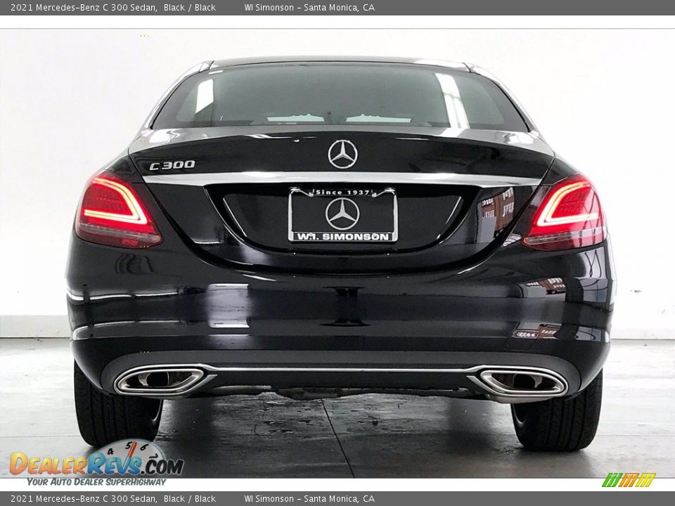 2021 Mercedes-Benz C 300 Sedan Black / Black Photo #3