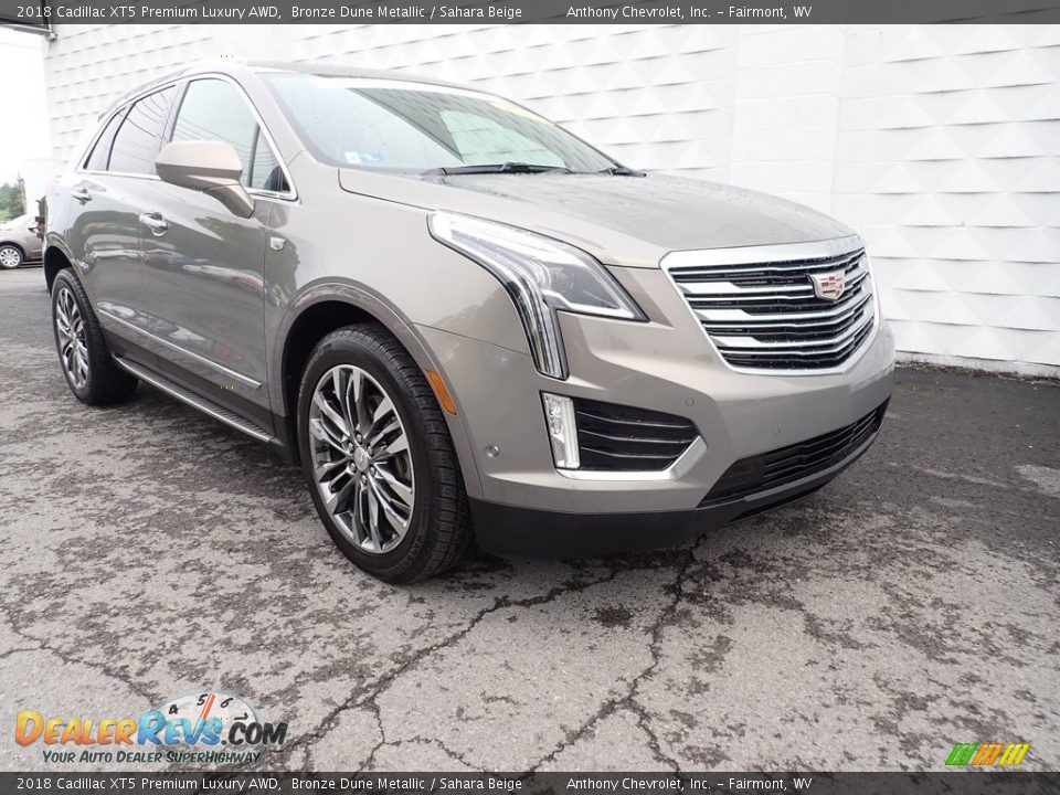 2018 Cadillac XT5 Premium Luxury AWD Bronze Dune Metallic / Sahara Beige Photo #2