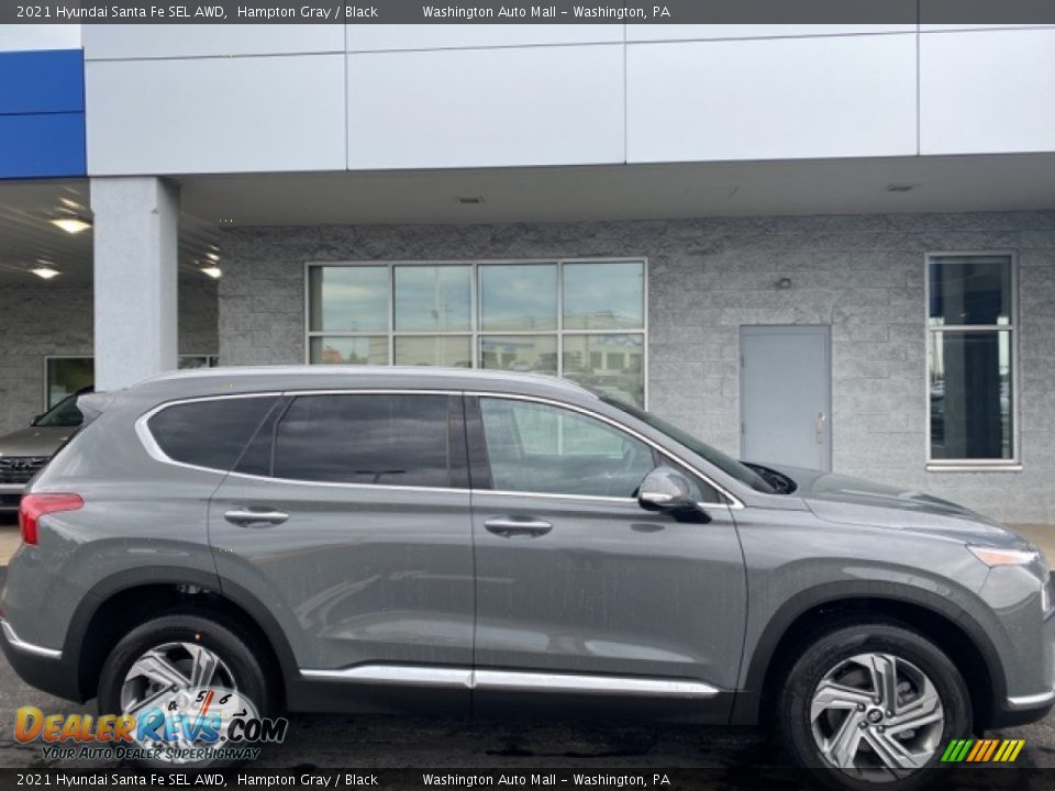 2021 Hyundai Santa Fe SEL AWD Hampton Gray / Black Photo #2