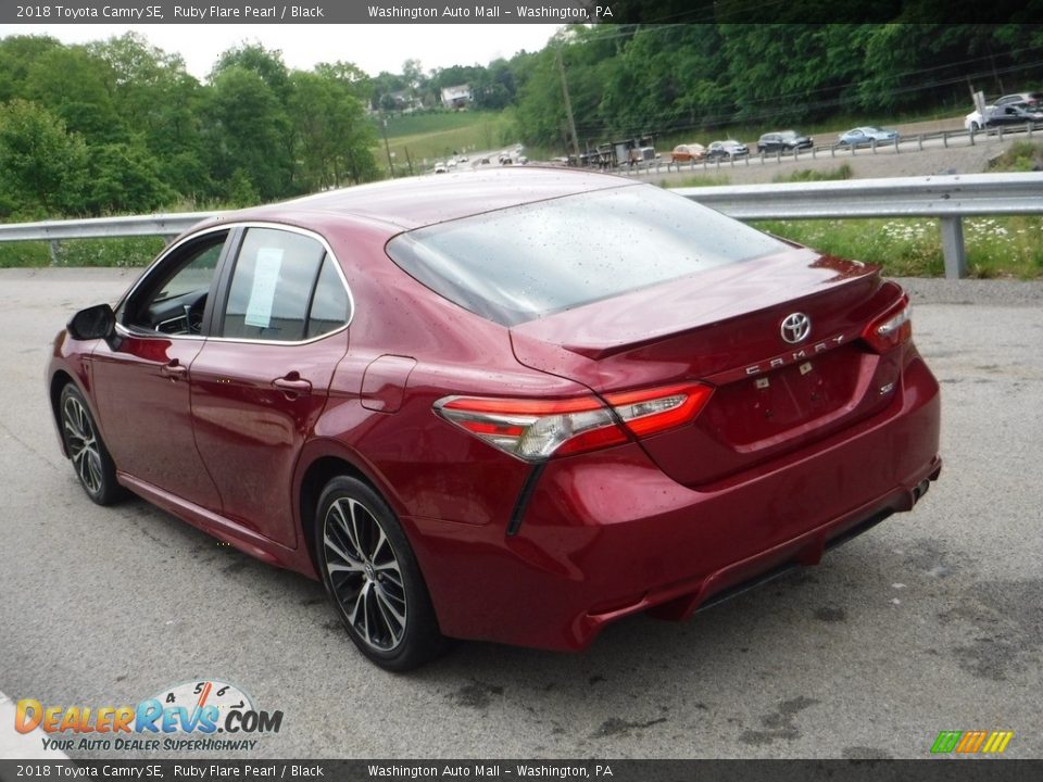 2018 Toyota Camry SE Ruby Flare Pearl / Black Photo #14