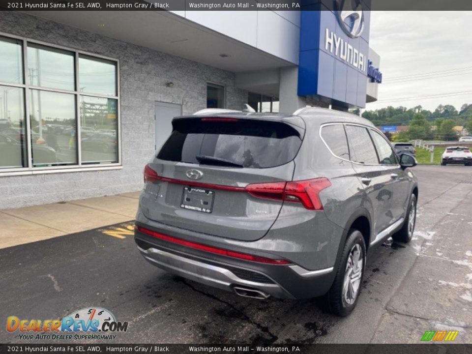 2021 Hyundai Santa Fe SEL AWD Hampton Gray / Black Photo #3