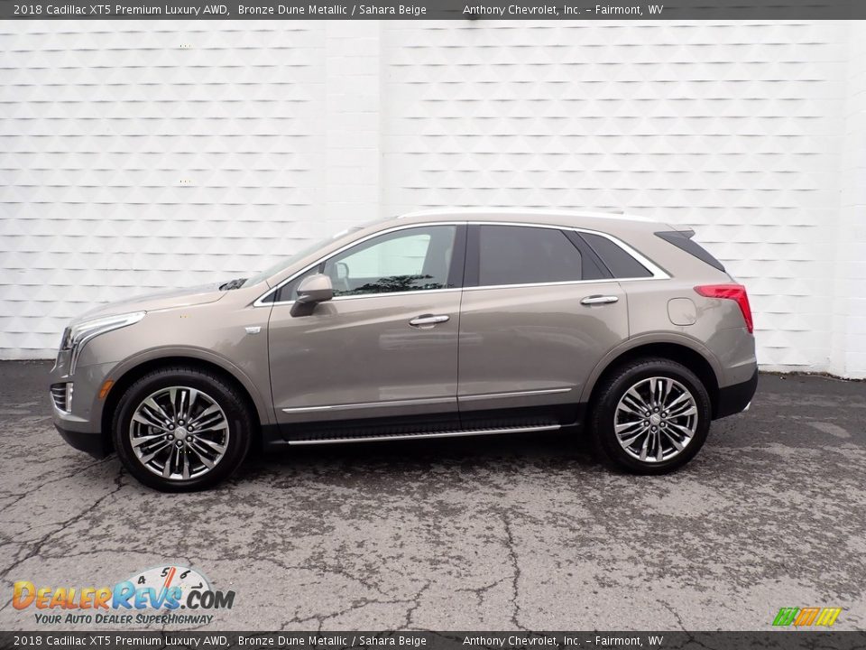 2018 Cadillac XT5 Premium Luxury AWD Bronze Dune Metallic / Sahara Beige Photo #4