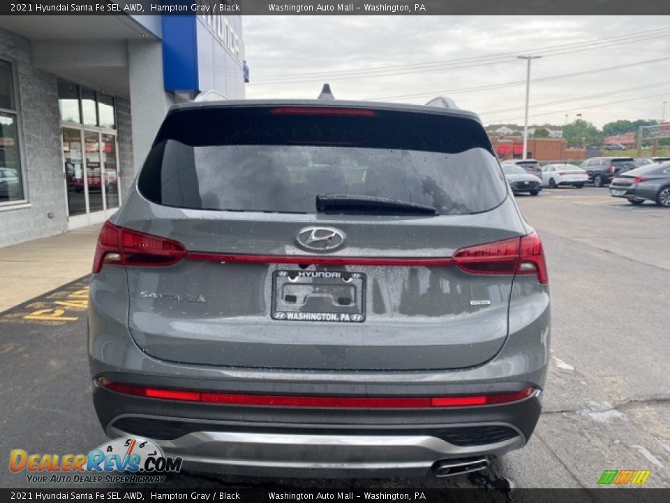 2021 Hyundai Santa Fe SEL AWD Hampton Gray / Black Photo #4