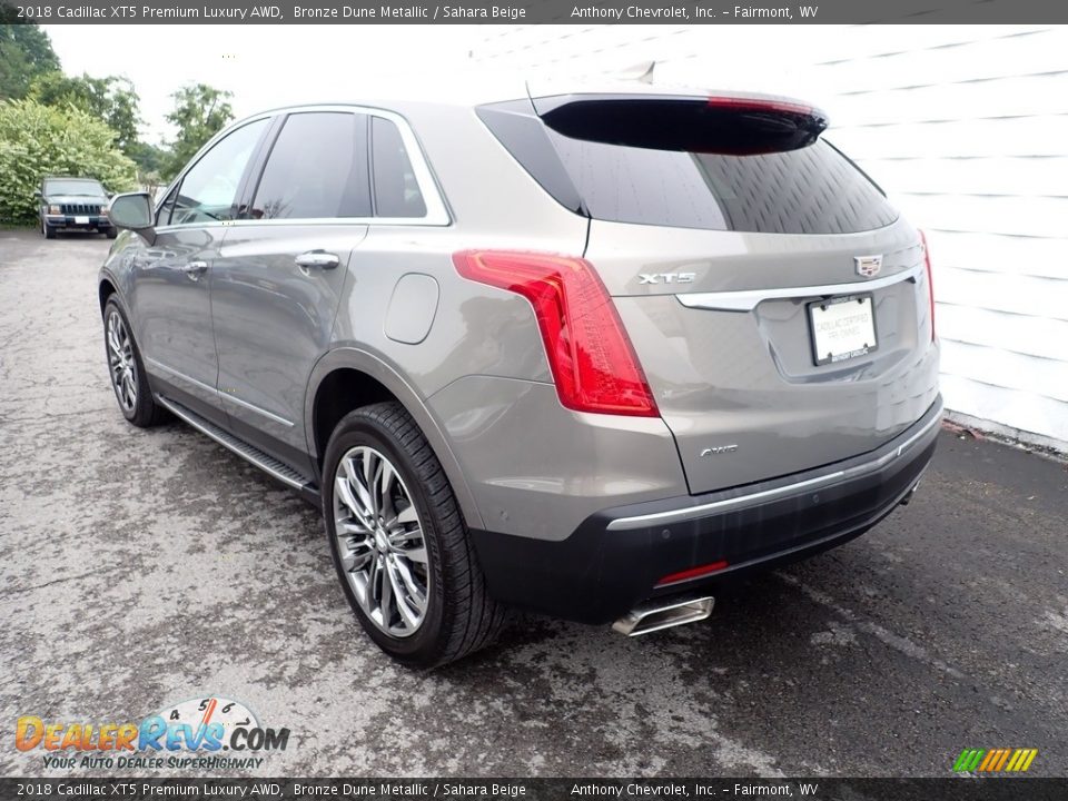 2018 Cadillac XT5 Premium Luxury AWD Bronze Dune Metallic / Sahara Beige Photo #6