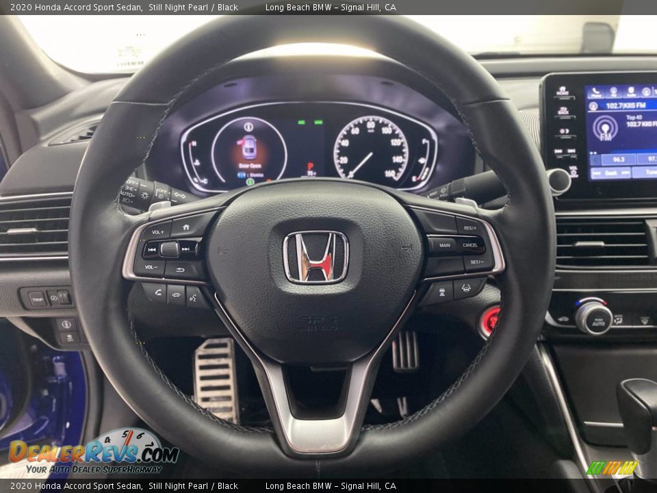 2020 Honda Accord Sport Sedan Still Night Pearl / Black Photo #18