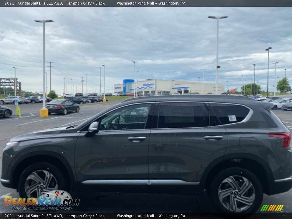 2021 Hyundai Santa Fe SEL AWD Hampton Gray / Black Photo #7