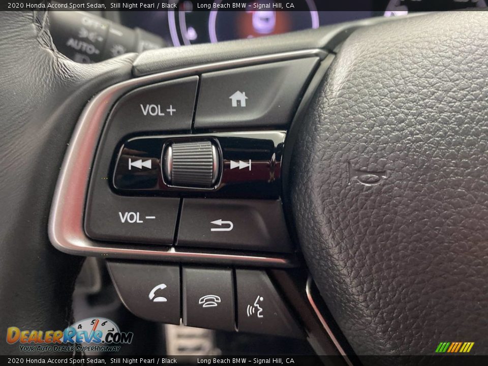 2020 Honda Accord Sport Sedan Still Night Pearl / Black Photo #19