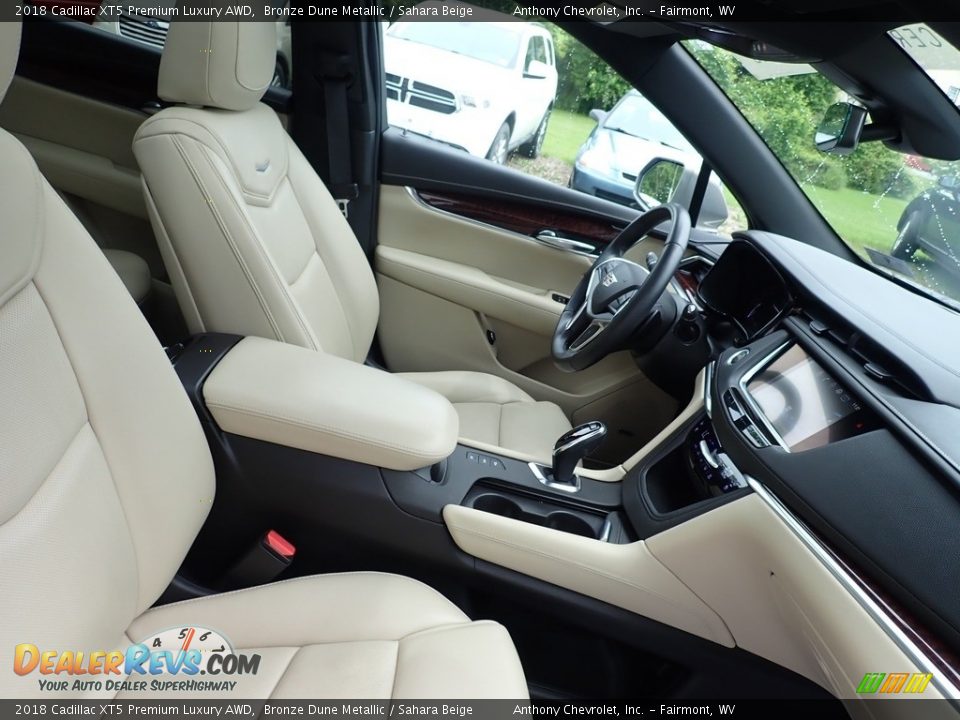 2018 Cadillac XT5 Premium Luxury AWD Bronze Dune Metallic / Sahara Beige Photo #10