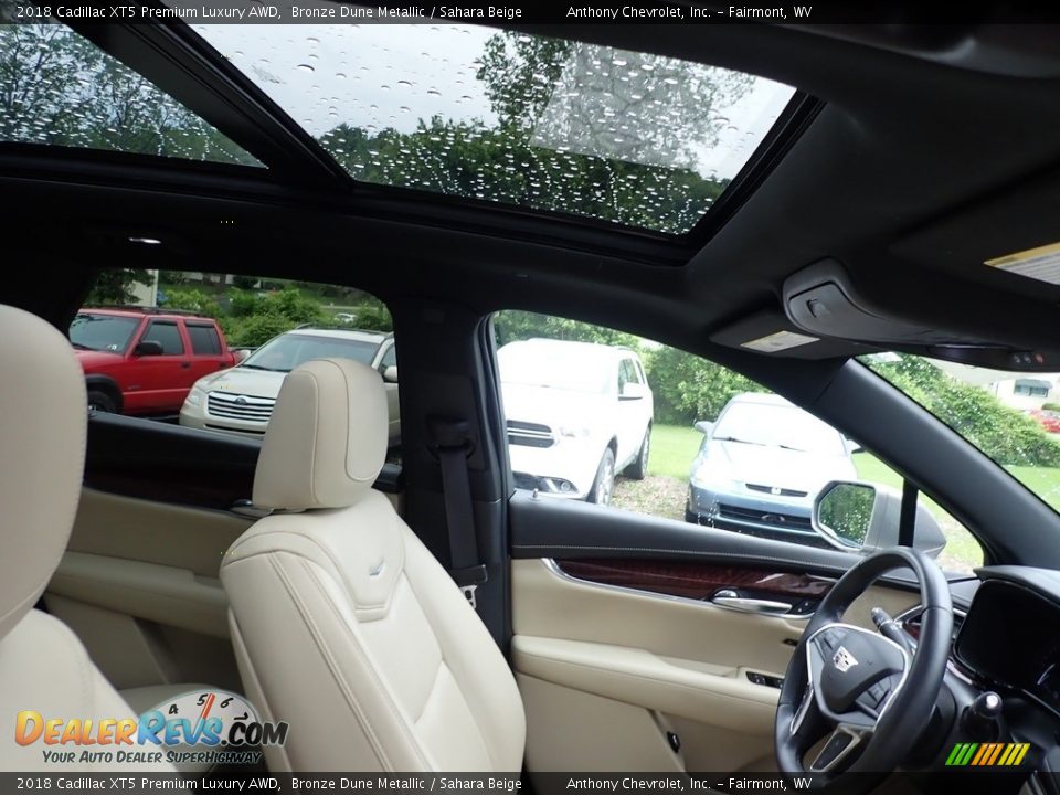 2018 Cadillac XT5 Premium Luxury AWD Bronze Dune Metallic / Sahara Beige Photo #11