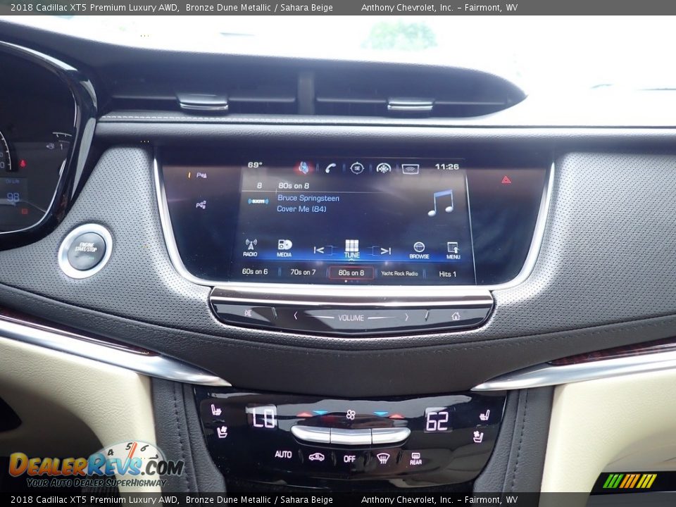 2018 Cadillac XT5 Premium Luxury AWD Bronze Dune Metallic / Sahara Beige Photo #16