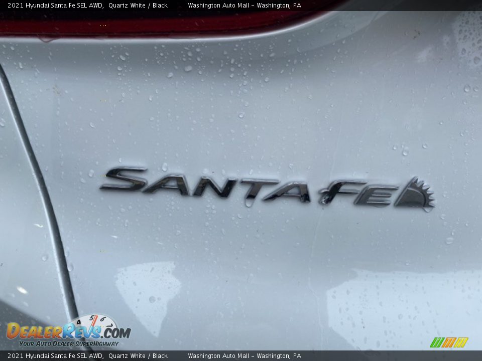 2021 Hyundai Santa Fe SEL AWD Quartz White / Black Photo #5