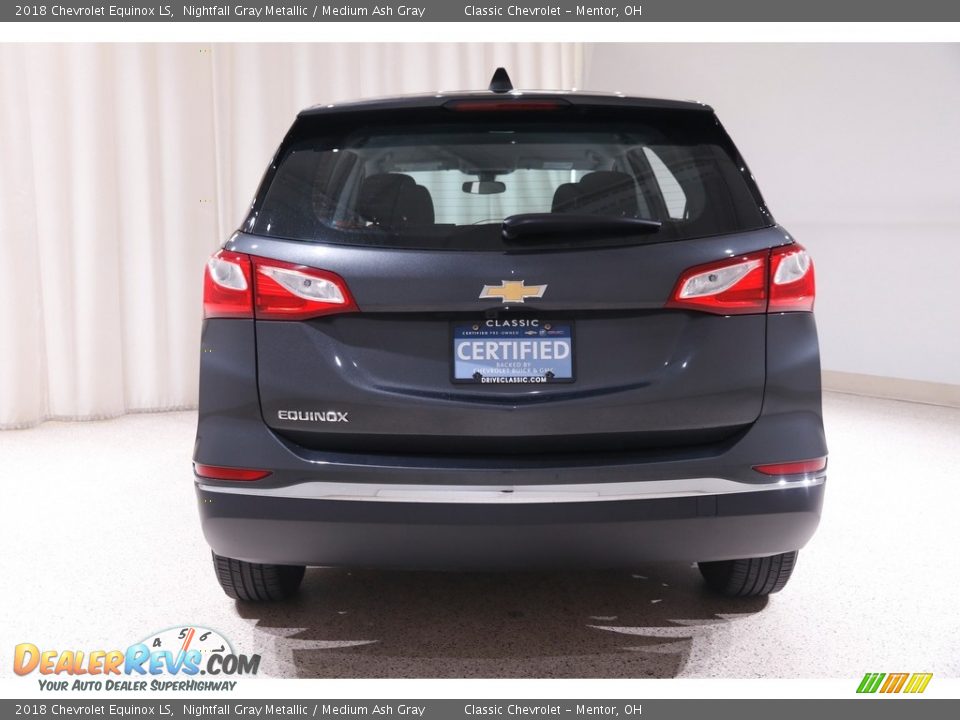 2018 Chevrolet Equinox LS Nightfall Gray Metallic / Medium Ash Gray Photo #16