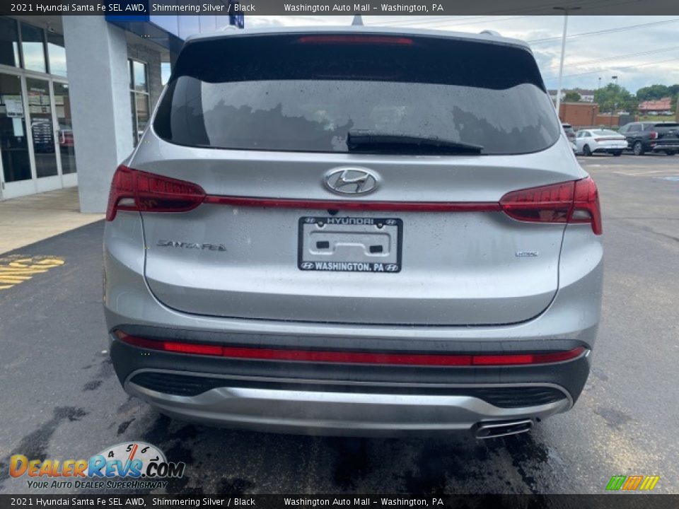 2021 Hyundai Santa Fe SEL AWD Shimmering Silver / Black Photo #3