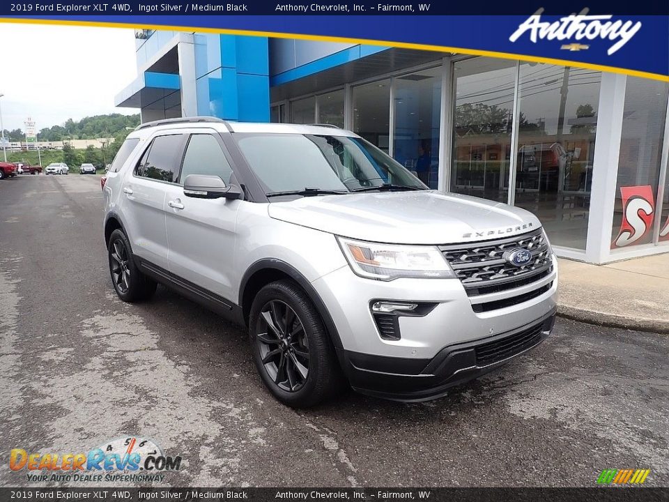 2019 Ford Explorer XLT 4WD Ingot Silver / Medium Black Photo #1