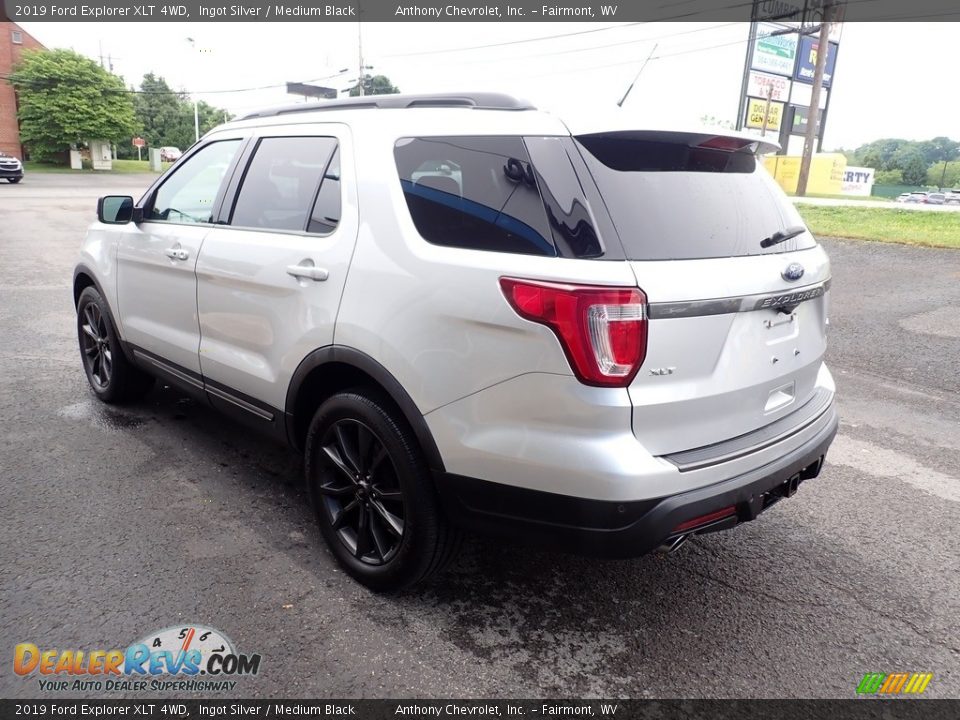 2019 Ford Explorer XLT 4WD Ingot Silver / Medium Black Photo #5