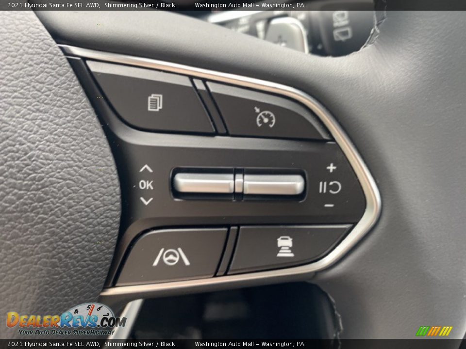 2021 Hyundai Santa Fe SEL AWD Steering Wheel Photo #12