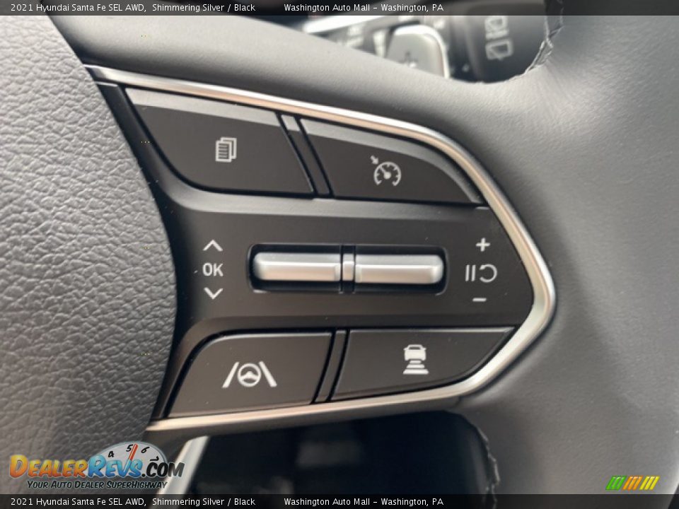 2021 Hyundai Santa Fe SEL AWD Steering Wheel Photo #12
