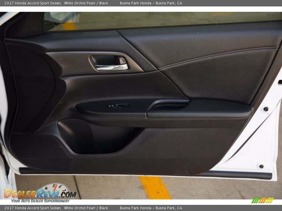 2017 Honda Accord Sport Sedan White Orchid Pearl / Black Photo #28