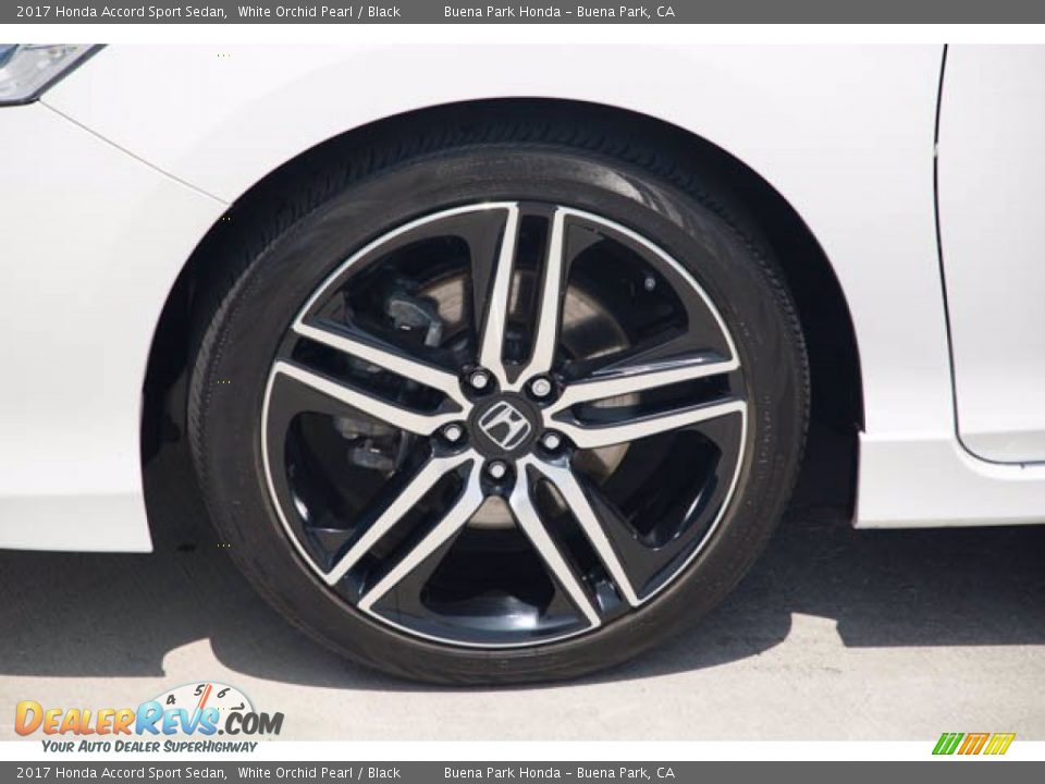 2017 Honda Accord Sport Sedan White Orchid Pearl / Black Photo #33
