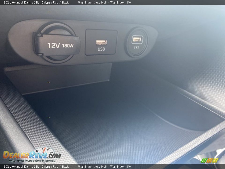 2021 Hyundai Elantra SEL Calypso Red / Black Photo #16