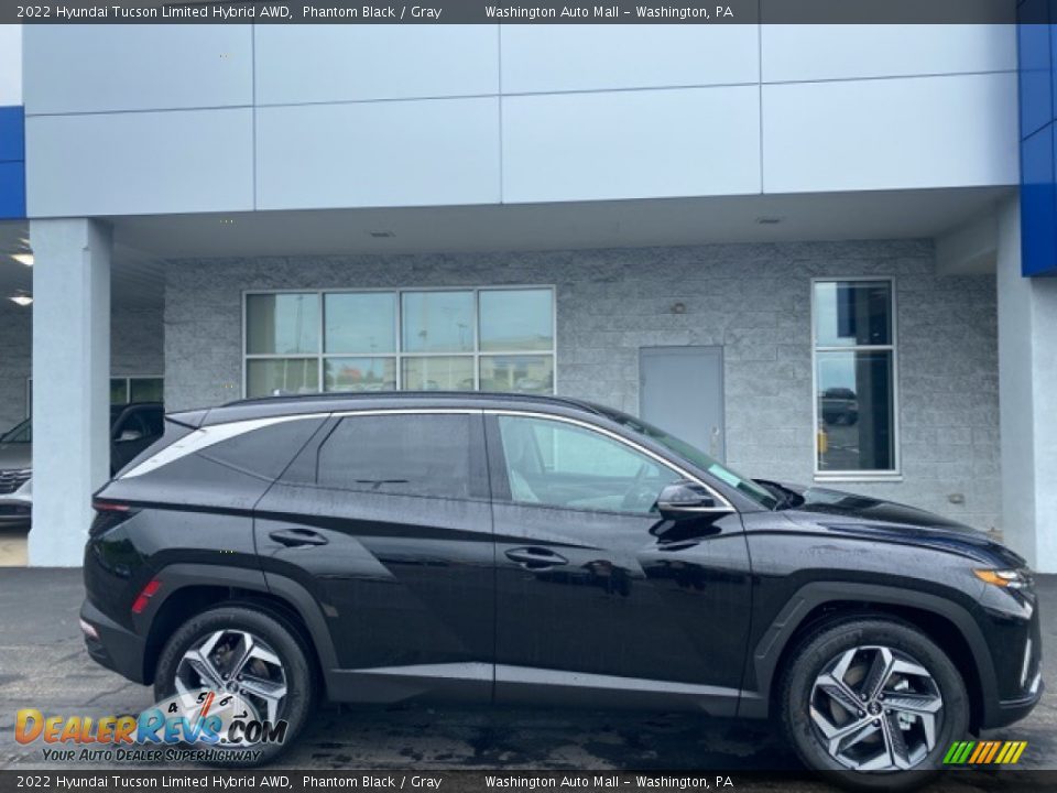 2022 Hyundai Tucson Limited Hybrid AWD Phantom Black / Gray Photo #2