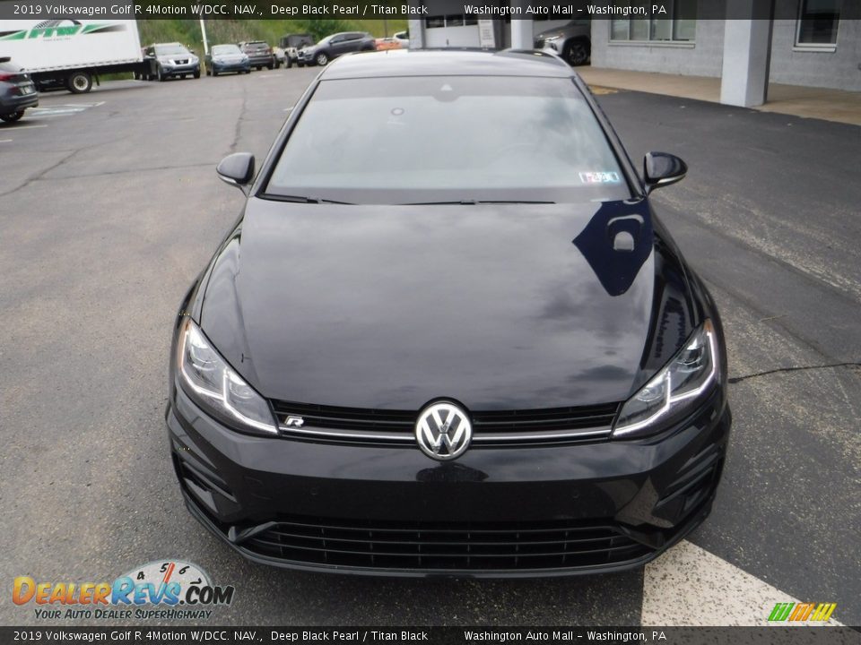 2019 Volkswagen Golf R 4Motion W/DCC. NAV. Deep Black Pearl / Titan Black Photo #5