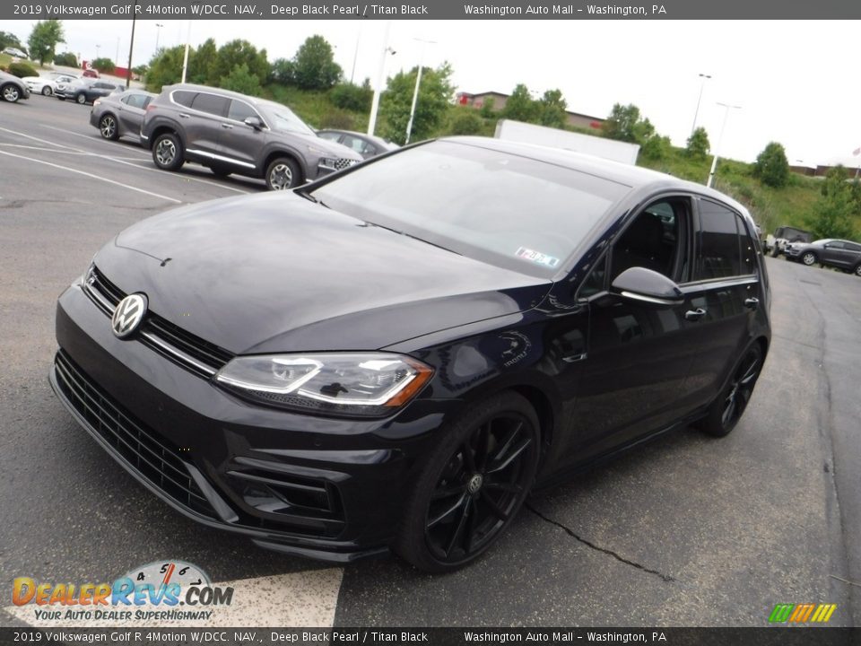 2019 Volkswagen Golf R 4Motion W/DCC. NAV. Deep Black Pearl / Titan Black Photo #6