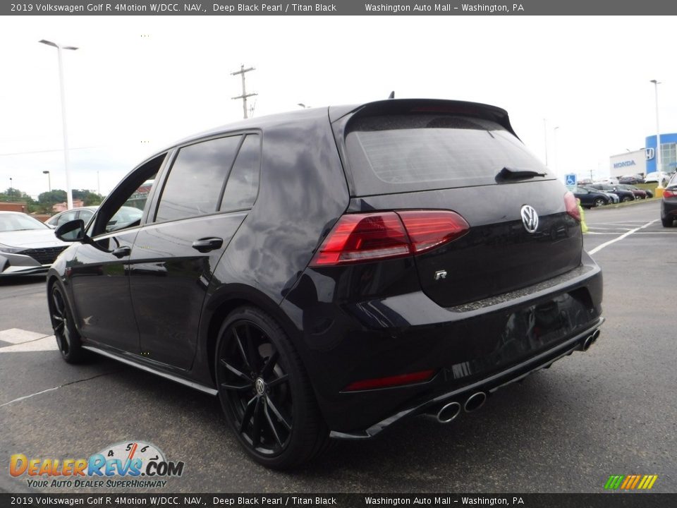 2019 Volkswagen Golf R 4Motion W/DCC. NAV. Deep Black Pearl / Titan Black Photo #9