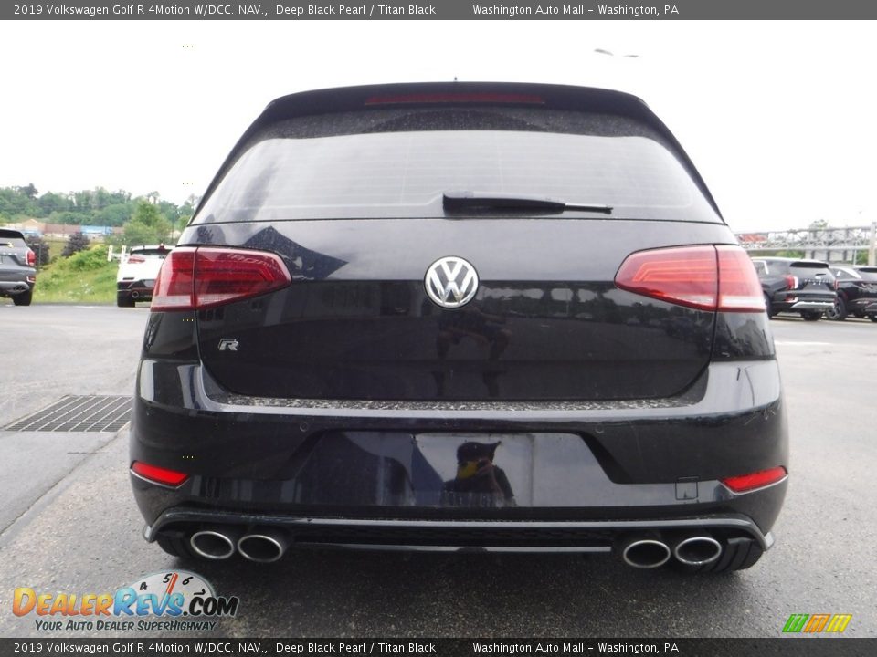 2019 Volkswagen Golf R 4Motion W/DCC. NAV. Deep Black Pearl / Titan Black Photo #10