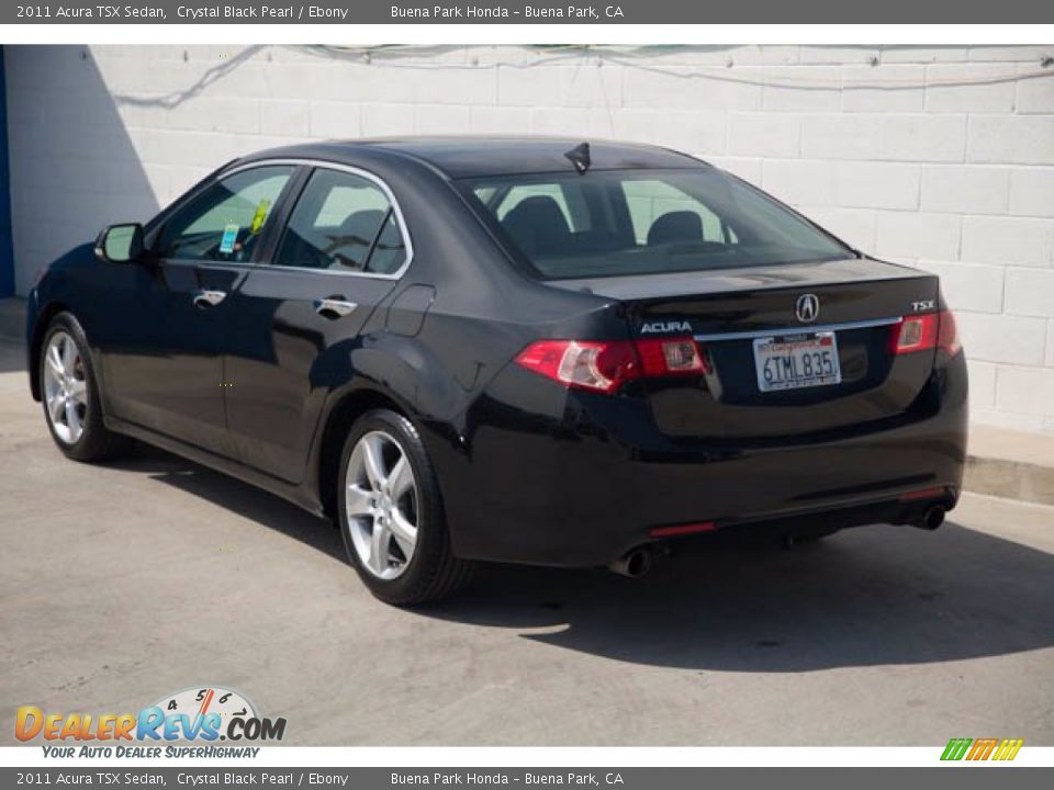 2011 Acura TSX Sedan Crystal Black Pearl / Ebony Photo #2