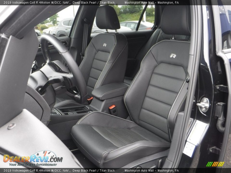 Front Seat of 2019 Volkswagen Golf R 4Motion W/DCC. NAV. Photo #14
