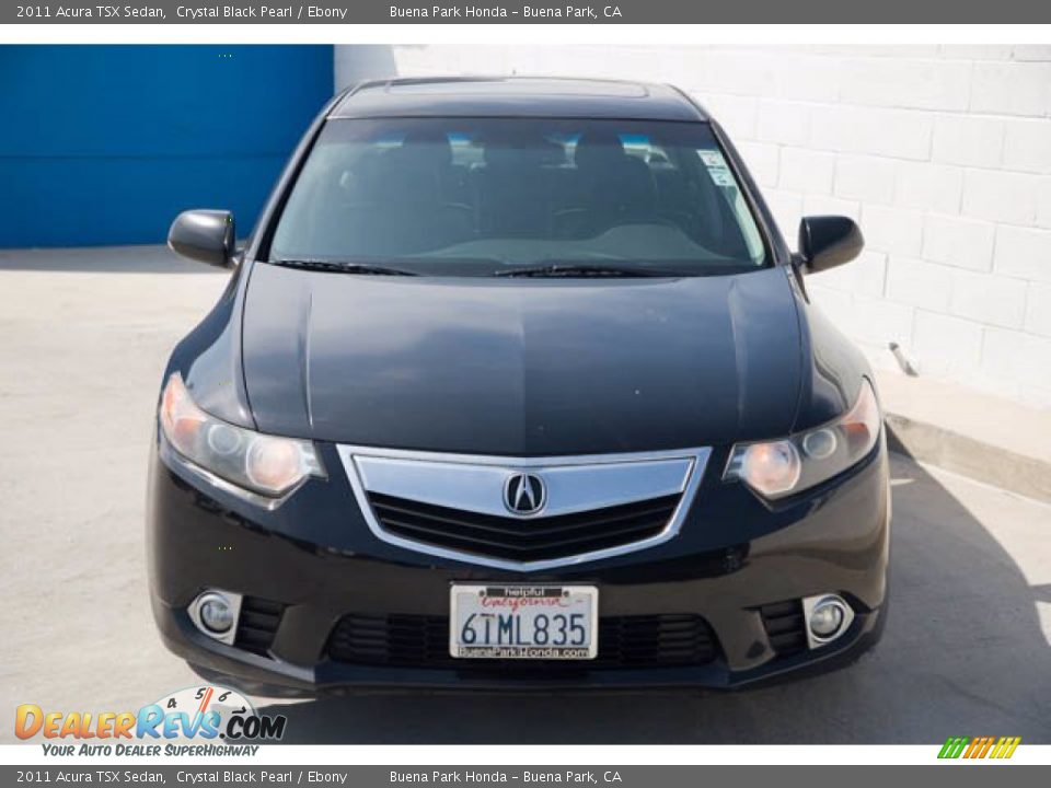 2011 Acura TSX Sedan Crystal Black Pearl / Ebony Photo #7