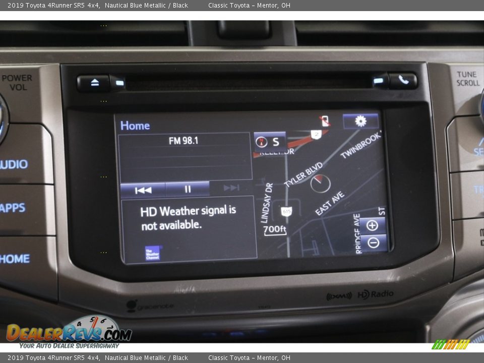 2019 Toyota 4Runner SR5 4x4 Nautical Blue Metallic / Black Photo #10