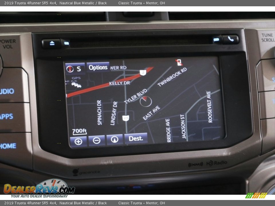 2019 Toyota 4Runner SR5 4x4 Nautical Blue Metallic / Black Photo #11