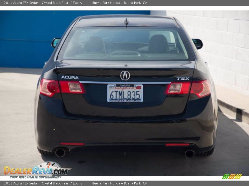 2011 Acura TSX Sedan Crystal Black Pearl / Ebony Photo #9