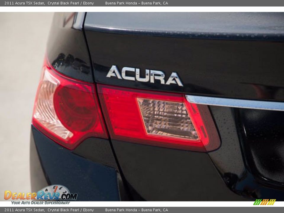 2011 Acura TSX Sedan Crystal Black Pearl / Ebony Photo #10